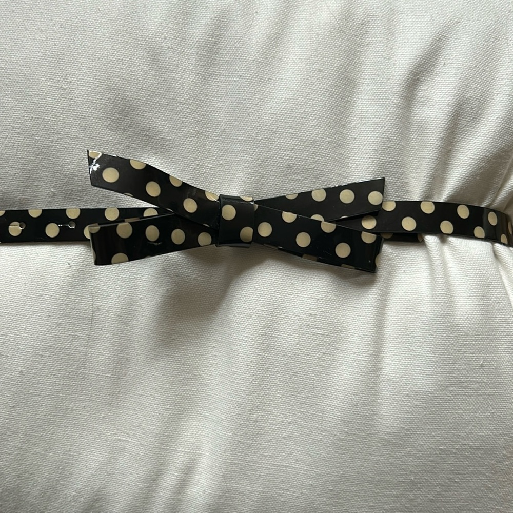 Kate Spade leather bow belt